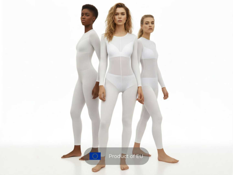 Outfit for endermologie*-type / vacuum massage treatments for women <b>(without foot part)</b>