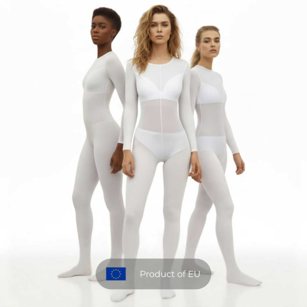 Anzug für Endermologie*- / Vakuummassage-Behandlungen für Frauen <b>(mit Füßen)</b>