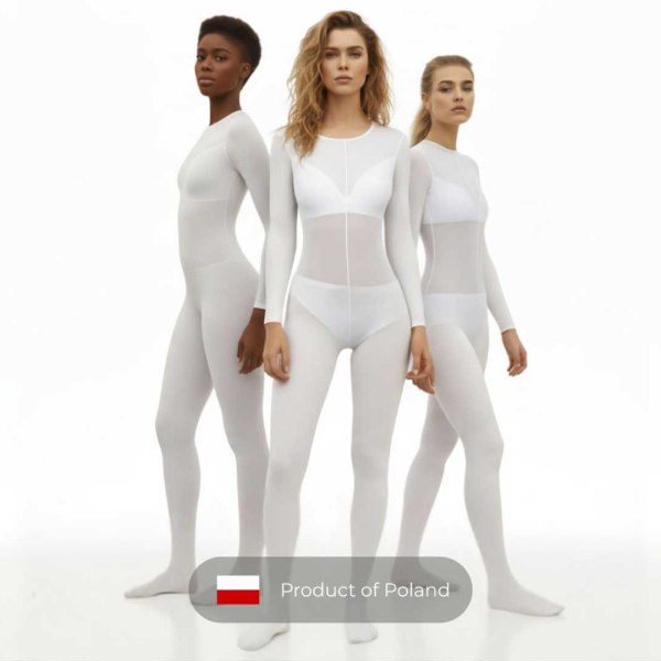Anzug für Endermologie*- / Vakuummassage-Behandlungen für Frauen <b>(mit Füßen)</b>
